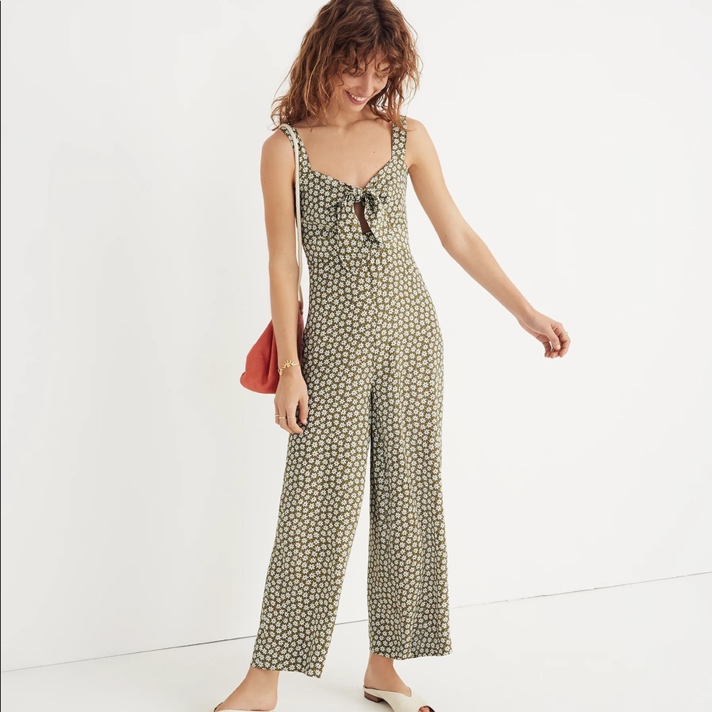 Madewell Plumeria Cutout Jumpsuit in Mini Daisy